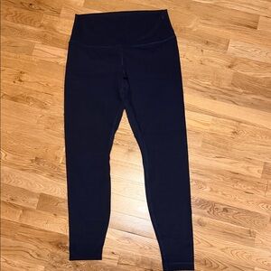 Lululemon Athletica Dark Blue Leggings size 10